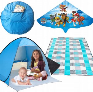 Jack Mors Namiot Plażowy Koc Plażowy Latawiec Zestaw Dzieci 14