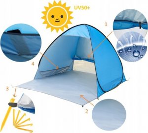 Jack Mors Namiot Plażowy Koc Plażowy Latawiec Zestaw Dzieci 4