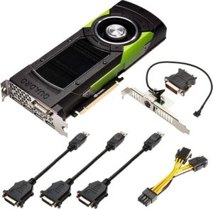 Karta graficzna PNY Quadro P6000 24GB GDDR5X (384Bit) DVI-I, 4xDP (XVCQP6000-PB) 1
