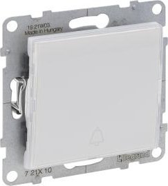 Legrand SUNO Przycisk pojedynczy z podświetleniem biały 6A 250V zaciski automatyczne 721110 1