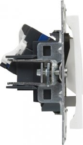 Legrand SUNO Gniazdo komputerowe podwójne RJ45 kat 6 UTP białe 721153 3