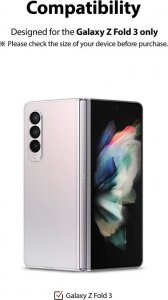 Ringke Ringke Invisible Defender Id Glass Szkło Hartowane 2,5D 0,33 Mm Samsung Galaxy Z Fold 3 (G4As065) 7