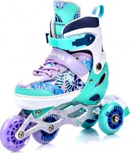 Rolki Meteor Blueberry rekreacyjne regulowane turkusowe r. 34-37 8