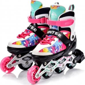 Rolki Meteor Painter rekreacyjne regulowane różowe r. 30-33 2