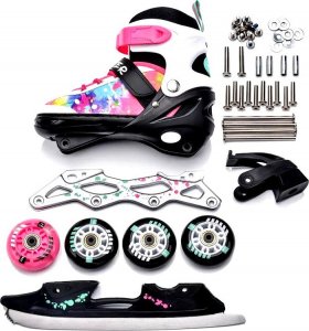 Rolki Meteor Painter rekreacyjne regulowane różowe r. 30-33 3