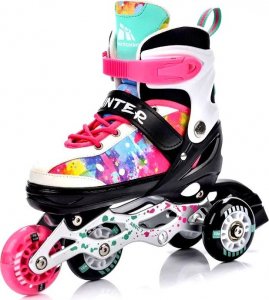 Rolki Meteor Painter rekreacyjne regulowane różowe r. 30-33 5