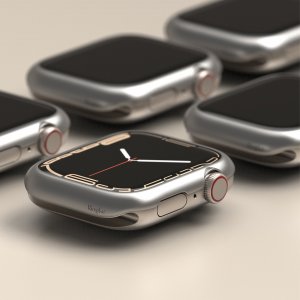 Ringke Ringke Bezel Styling Etui Ramka Pierścień Ze Stali Nierdzewnej Do Apple Watch 7 45Mm Srebrny 7