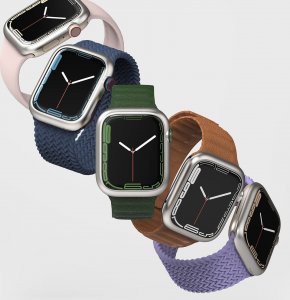 Ringke Ringke Bezel Styling Etui Ramka Pierścień Ze Stali Nierdzewnej Do Apple Watch 7 45Mm Srebrny 8