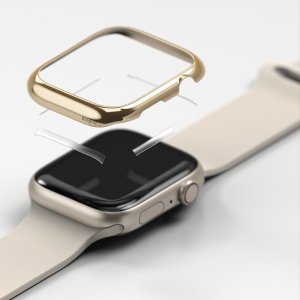 Ringke Ringke Bezel Etui Ramka Koperta Ze Stali Nierdzewnej Do Apple Watch 7 45Mm Złoty 2