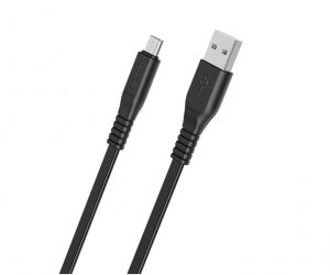 Kabel USB Borofone USB-A - Lightning 1 m Biały (6931474703330) 1