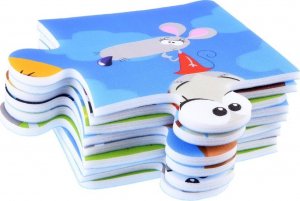 Stamp Puzzle piankowe mata Zwierzęta 37cm x 37cm ZA3151 3