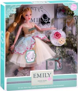 Jokomisiada Emily Lalka w koktajlowej sukni + torebka ZA3942 4