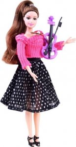 Jokomisiada Emily elegancka Lalka + skrzypce ZA3134 2