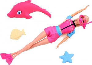 Anlily Anlily Lalka pływaczka nurek z Delfinem ZA3923 3