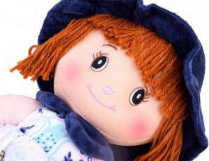 Jokomisiada Mięciutka Lalka Maja szmacianka w kapeluszu ZA3866 3