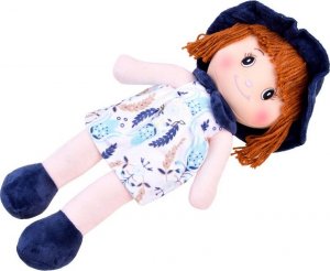 Jokomisiada Mięciutka Lalka Maja szmacianka w kapeluszu ZA3866 6