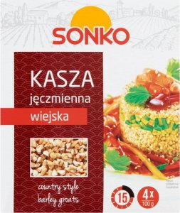 SONKO Kasza jęczmienna wiejska 4x100 g. Sonko 1