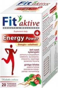 MALWA Malwa Fit aktive Energy Power Suplement diety herbatka ziołowa 40 g (20 x 2 g) 1