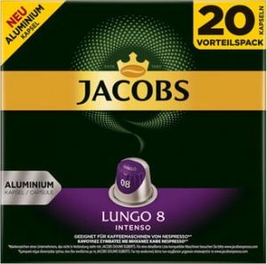 Jacobs Jacobs Lungo Intenso 8 Kawa mielona w kapsułkach 20 szt, 104 g 1