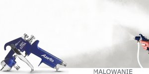 AGREKOM Agregat do malowania natryskowego 19 Litrów pistolet natryskowy 2