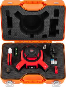 Steinberg Laser obrotowy niwelator budowlany zielony z pilotem zasięg 600 m Laser obrotowy niwelator budowlany zielony z pilotem zasięg 600 m 8