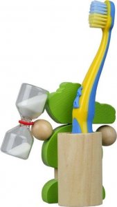 Upominkarnia Stojak na szczoteczkę do zębów UPOMINKARNIA Croco Zielony 3