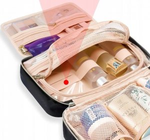 Wobell Kosmetyczka Wisząca Rozkładana Haczyk Organizer 15