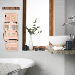 Wobell Kosmetyczka Wisząca Rozkładana Haczyk Organizer 6