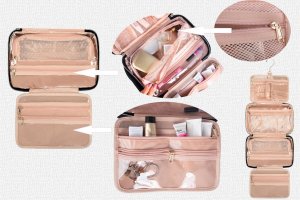 Wobell Kosmetyczka Wisząca Rozkładana Haczyk Organizer 9