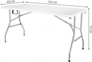 Malatec Stół ogrodowy składany 152cm SO9997 4