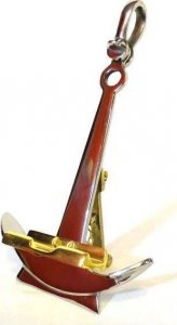 Podstawka Upominkarnia Kotwica - metalowy stojak na smartfon MT201 3