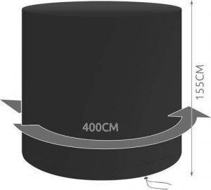Iso Trade Pokrowiec na kosz ogrodowy pojedynczy 10