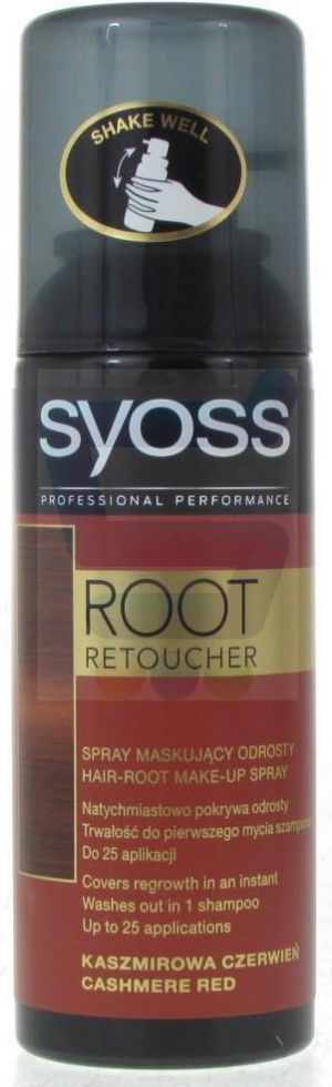 Schwarzkopf Syoss Root Retoucher Spray maskujący odrosty - Kaszmirowa Czerwień 120ml 1
