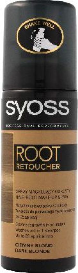 Syoss Syoss Root Retoucher Spray maskujący odrosty Ciemny Blond 120ml 1