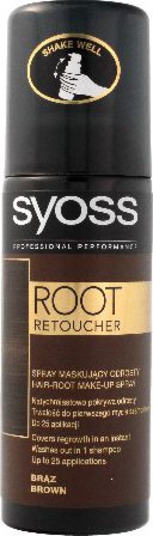 Syoss Root Retoucher Spray maskujący odrosty Brąz 120ml 1