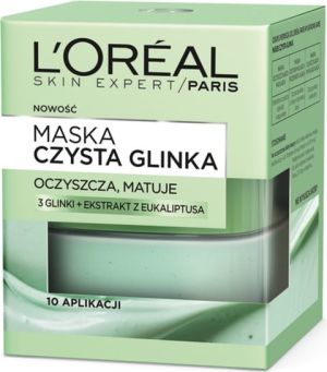 L’Oreal Paris Skin Expert Maska Czysta Glinka oczyszczająco-matująca 50ml 1