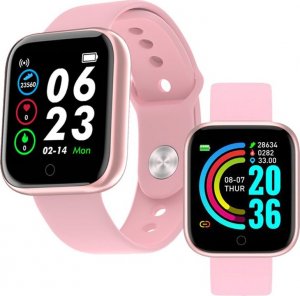 Smartwatch R2 Invest Y68S Różowy  (Y68S różowy) 6