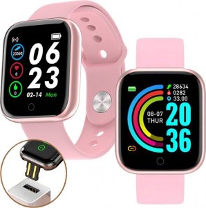 Smartwatch R2 Invest Y68S Różowy  (Y68S różowy) 7