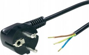 Plastrol Przewód przyłączeniowy Plast-Rol W-97174 5m 3x1mm wtyczka nierozbieralna 16A UNI-SCHUCKO czarny 4