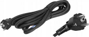 Plastrol Przewód przyłączeniowy Plast-Rol W-97174 5m 3x1mm wtyczka nierozbieralna 16A UNI-SCHUCKO czarny 5
