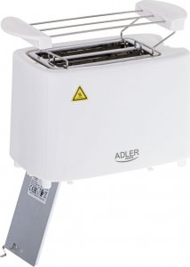 Toster Adler na 2 kromki AD 3223 biały z rusztem do bułek 6