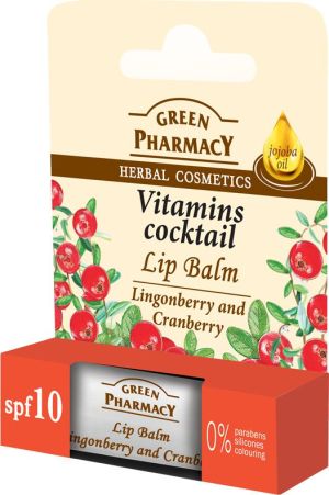 Green Pharmacy Green Pharmacy Lip Balm Balsam do ust Vitamins Coctail 3.6g 1