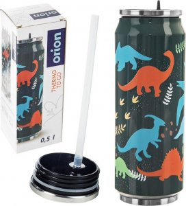 Orion Kubek termiczny termos bidon dinozaury PUSZKA 500 ml 8