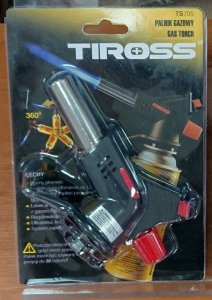 Tiross PALNIK GAZOWY + KARTUSZ 227g LUTLAMPA LUTOWNICA TIROSS TS-705-G 13
