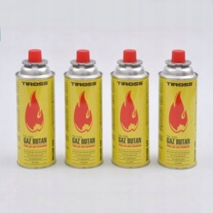 Tiross 4 x Butlowy gaz w kartuszu 227g typu MSF-1a (TS-700-4) 2