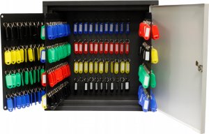 VeroTech Verotech Szafka wisząca na 300 kluczy czarna z szarymi drzwiami 2