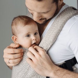 Zaffiro Nosidełko- City: Beige Leaves Regulowane 3