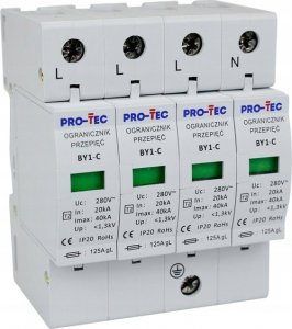 Protec Ogranicznik przepięć warystorowy klasy C ( II ) -BY1-C/4 3221040 2