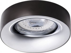 Kanlux Oczko halogenowe Kanlux Elnis 27808 lampa sufitowa wpuszczana downlight 1x35W GU10 / G5.3 antracyt / chrom 1