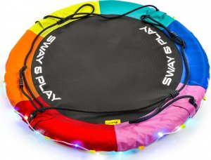 Meteor Huśtawka bocianie gniazdo Meteor 110 cm kolorowa LED Uniwersalny 2